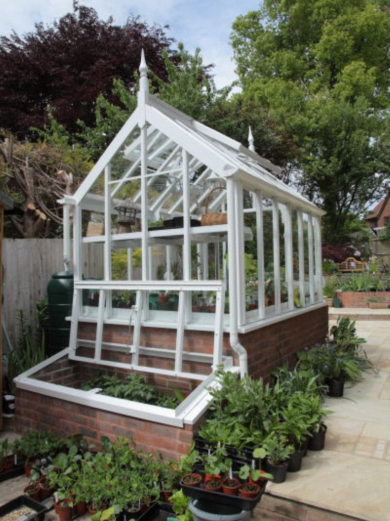 Cold Frames to one gable for the Lavender Greenhouse