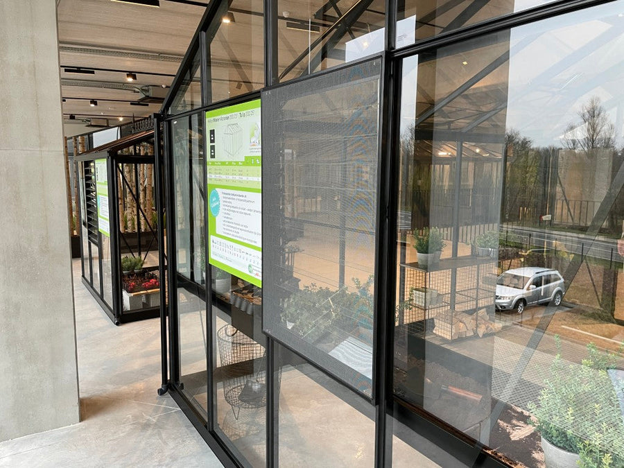 Fly screen for louvre vent
