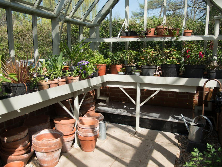 L Shaped Bench for the Coriander Greenhouse