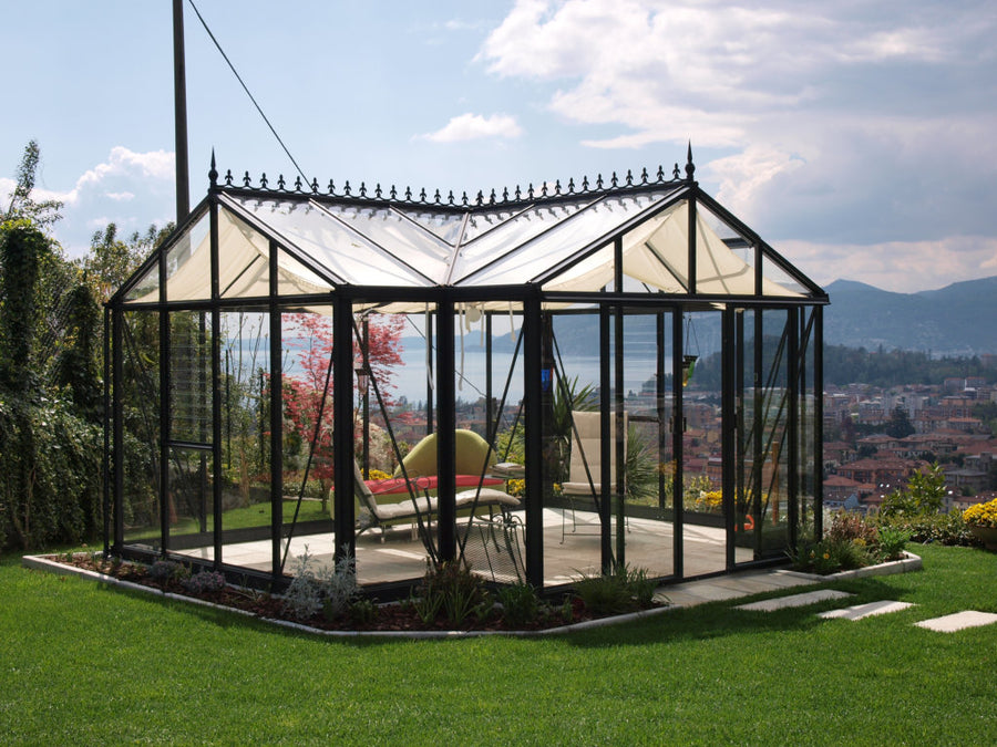 Helios T Coloured Finish Greenhouse
