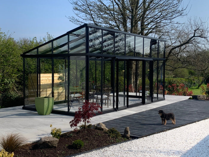 Glass to Ground greenhouse